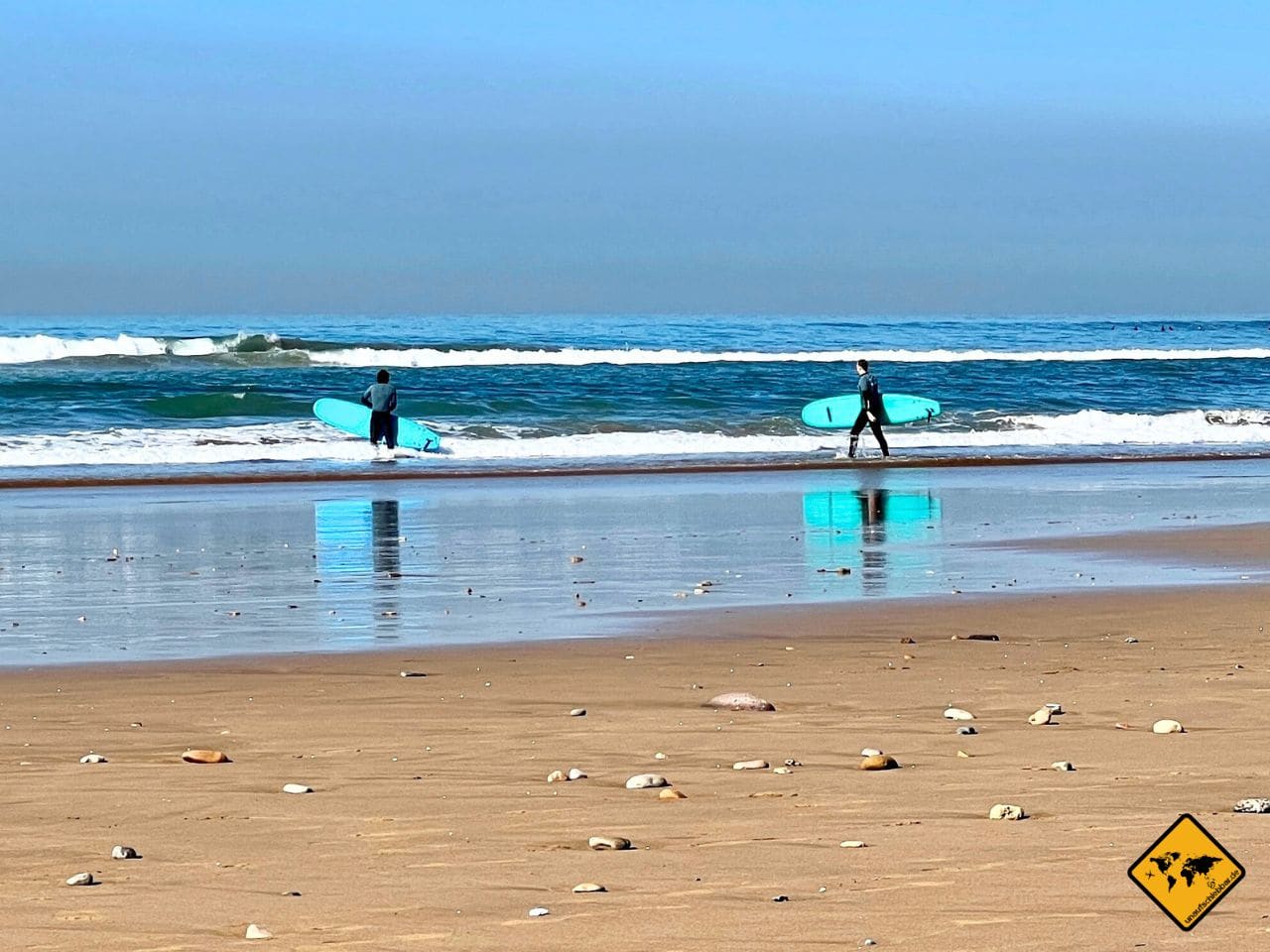 Tamraght Marokko Strand surfen