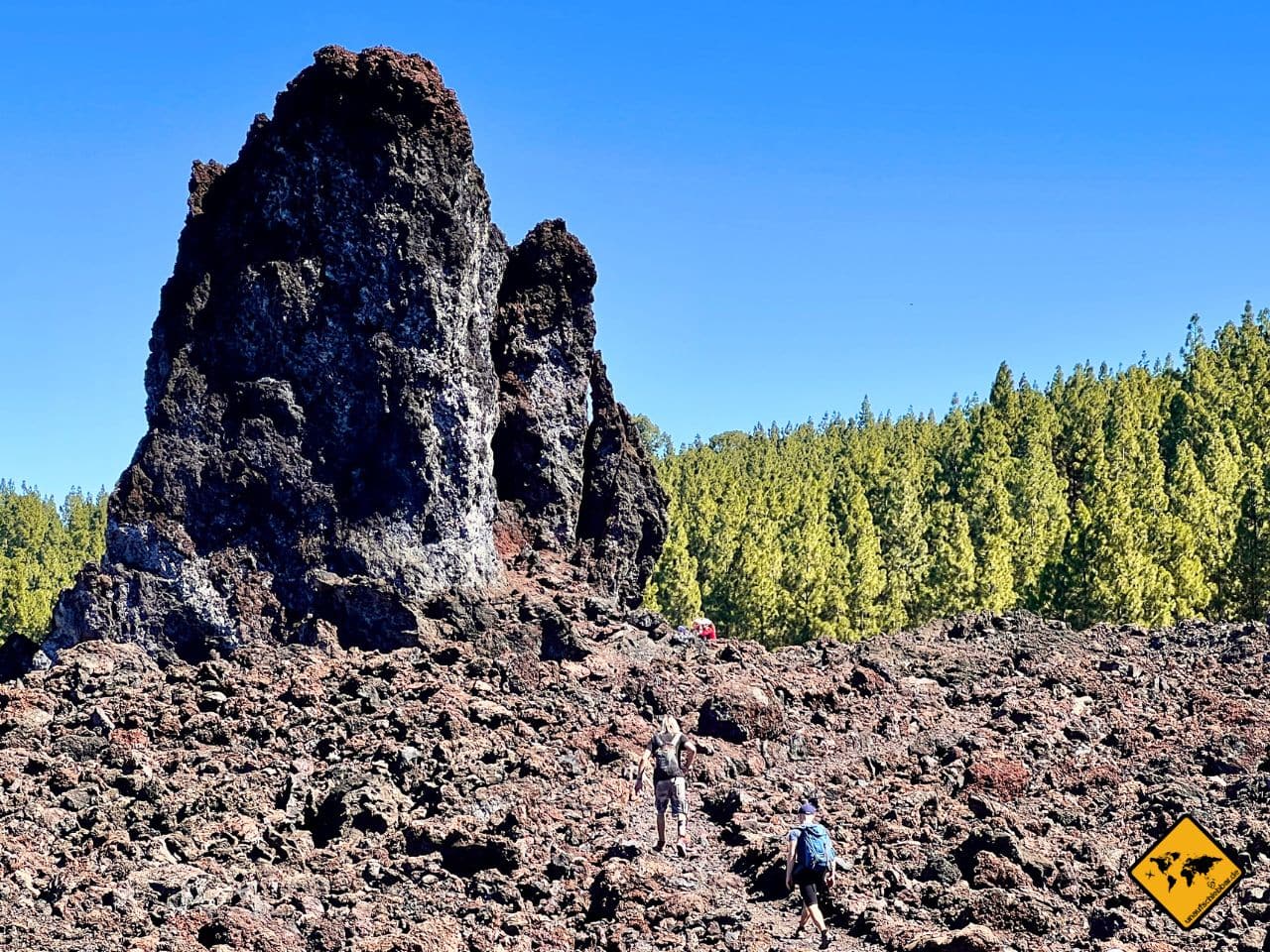 Lavafeld Vulkan Chinyero Teneriffa