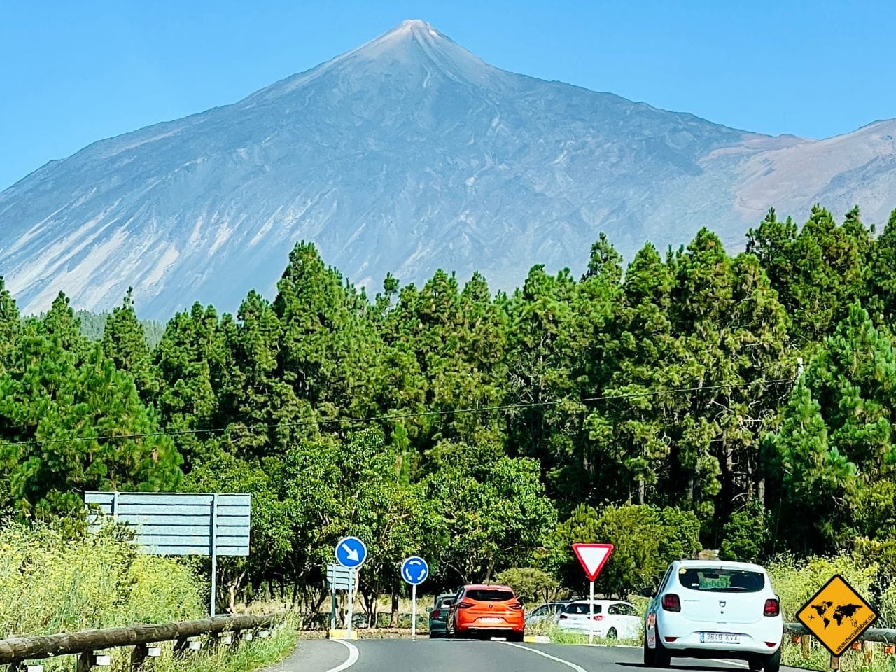 Januar Teneriffa Mietwagen Teide