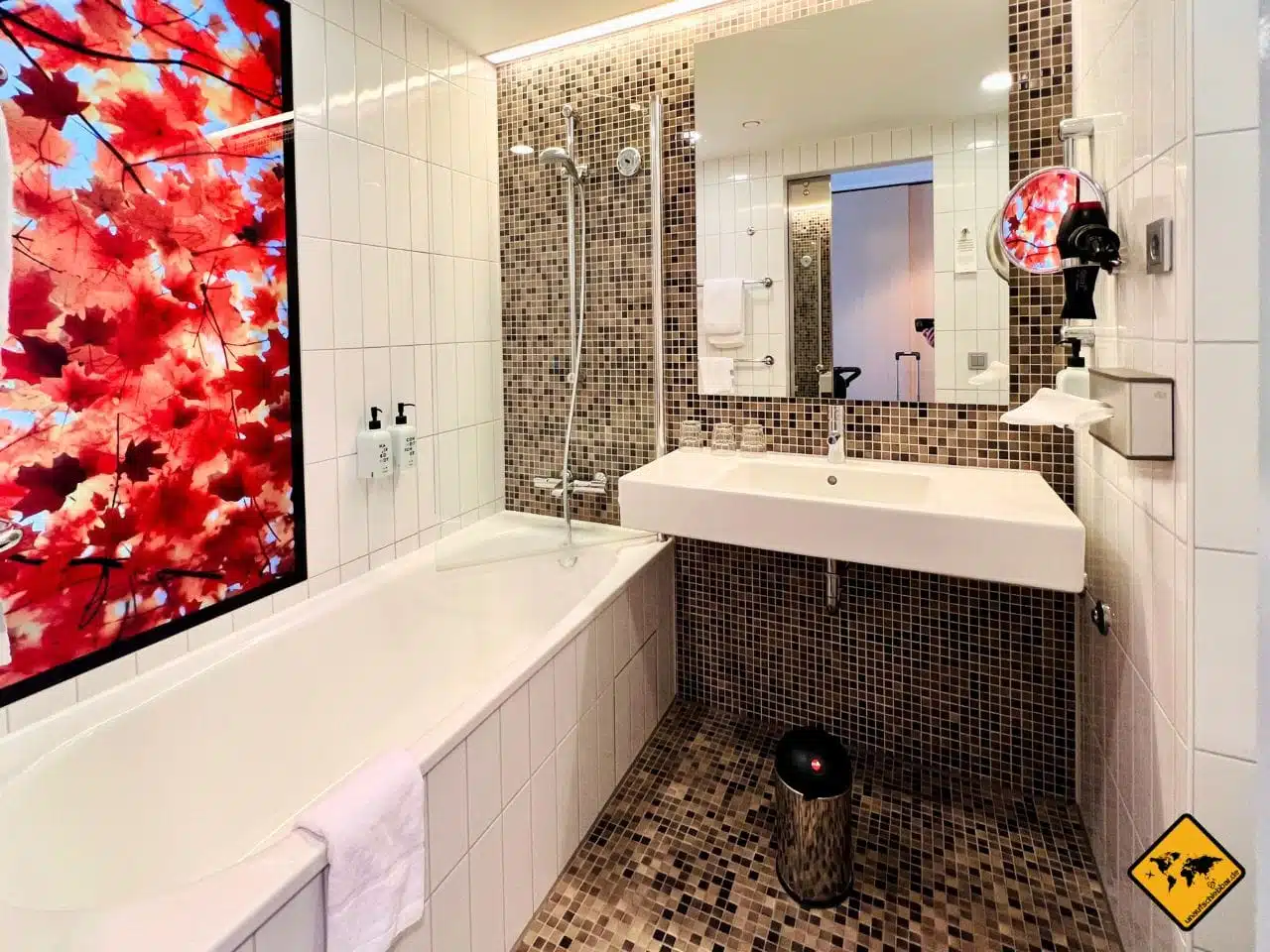 Badezimmer Hotel Scandic Berlin Potsdamer Platz