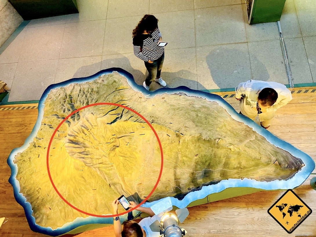 3D Modell La Palma im Besucherzentrum