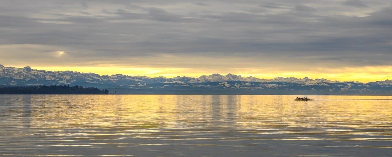 Bodensee Alpen Panorama