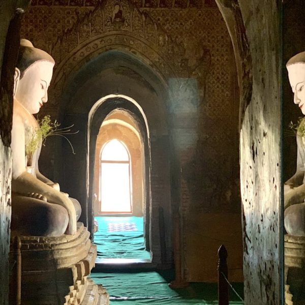 Buddha Spiegelung Paya Thone Zu Tempel Bagan