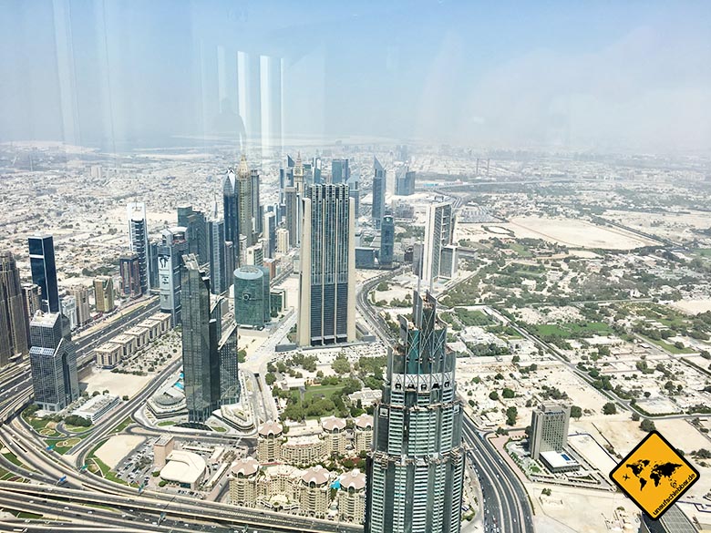 Sehenwürdigkeiten in Dubai: Burj Khalifa Aussicht