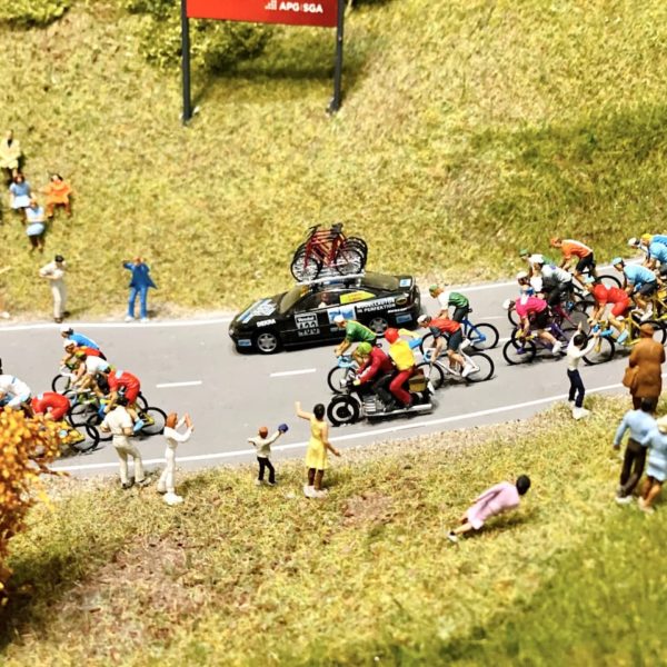 Details Miniaturwelt Schweiz Radrennen