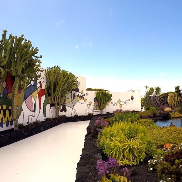 Garten Mauer Stiftung César Manrique Lanzarote