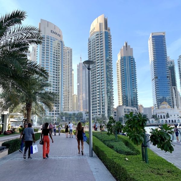 Hafenspaziergang Dubai Marina Promenade