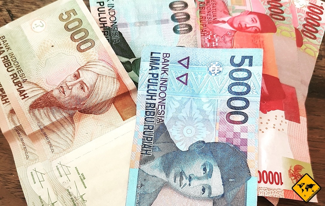 Indonesische Rupien Währung Bali