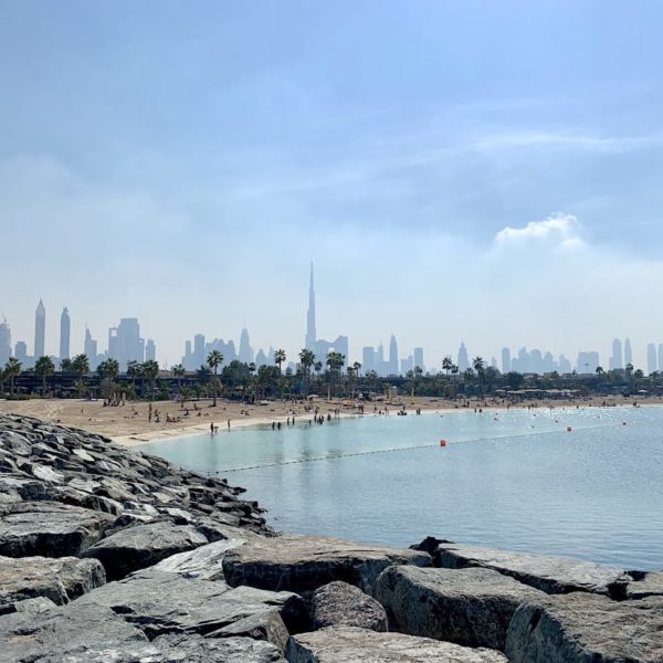 Jumeirah Public Beach Skyline Dubai