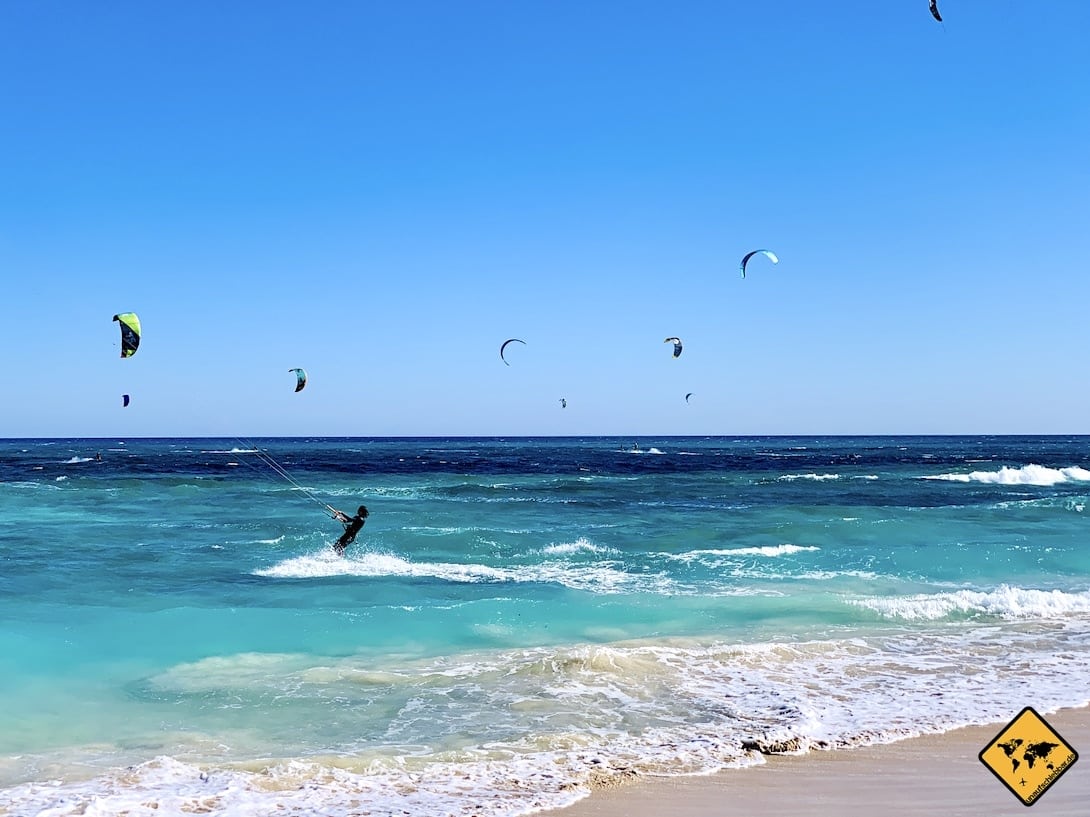 Kitesurfer Corralejo Strand