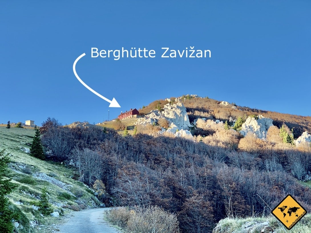 Kroatien Nationalpark nördlicher Velebit Berghütte Zavižan