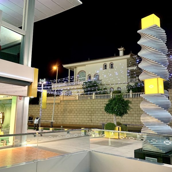 Kunst Licht Plaza del Duque Teneriffa