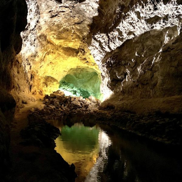 Lanzarote sehenswertes: Die Cueva de los Verdes