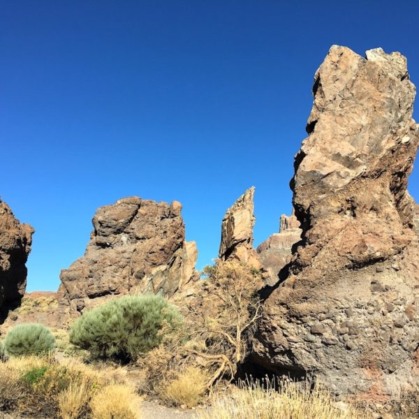 Lava-Formationen Mirador Llano de Ucanca Teide Nationalpark