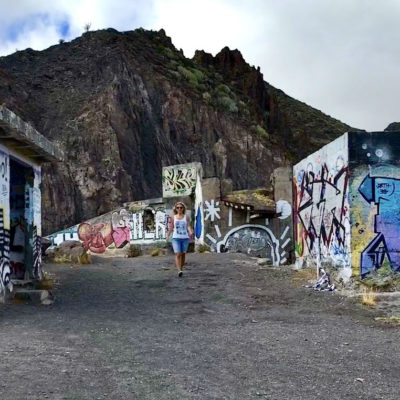 Die Graffitis am Mirador Las Teresitas verleihen dem Ort ein besonderes Ambiente