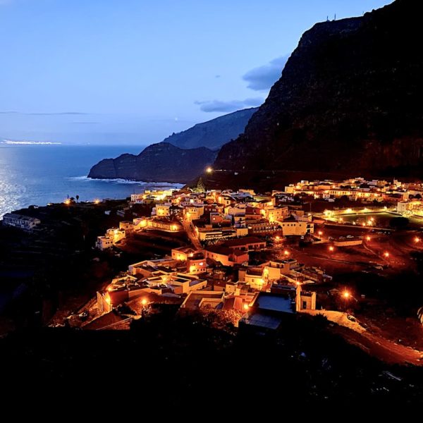 Mirador de Agulo am Abend