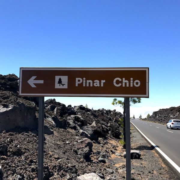 Nationalpark Teide Pinar Chio Einfahrt