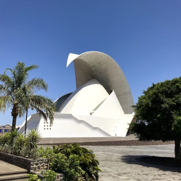 Santa Cruz de Tenerife Auditorium weiß