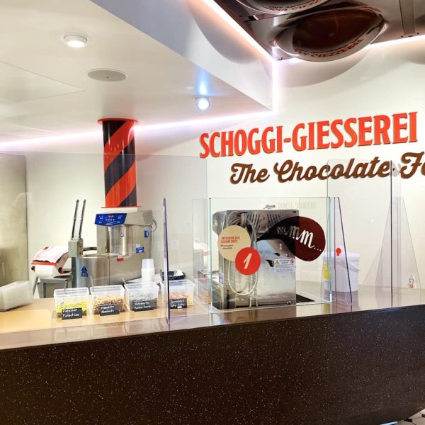 Schoggi Giesserei Maestrani's Chocolarium Schweiz