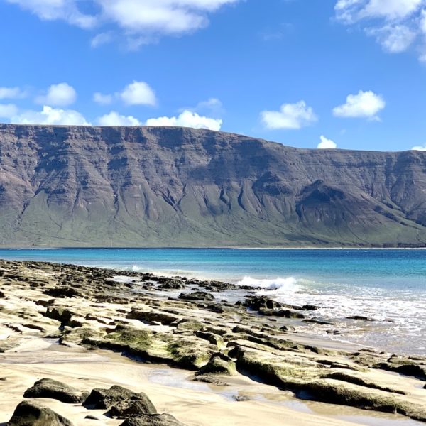 Strand Felsen La Graciosa Spanien