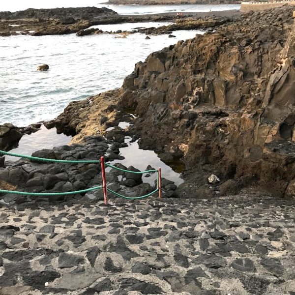 Stufen Meer Playa de la Arena Teneriffa Nordküste