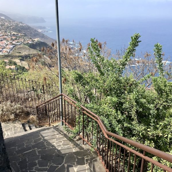 Treppe Parque Los Lavaderos El Sauzal Teneriffa