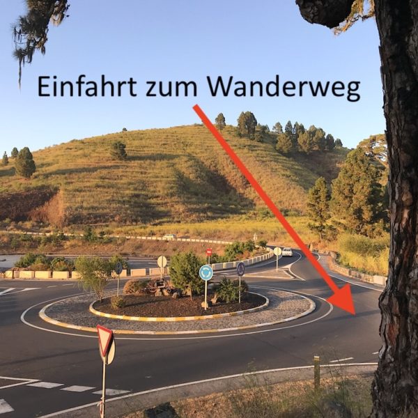 Wanderung El Tanque Teneriffa Startpunkt