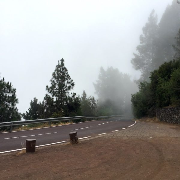 Wolken Parque Nacional del Teide Mirador Piedra La Rosa
